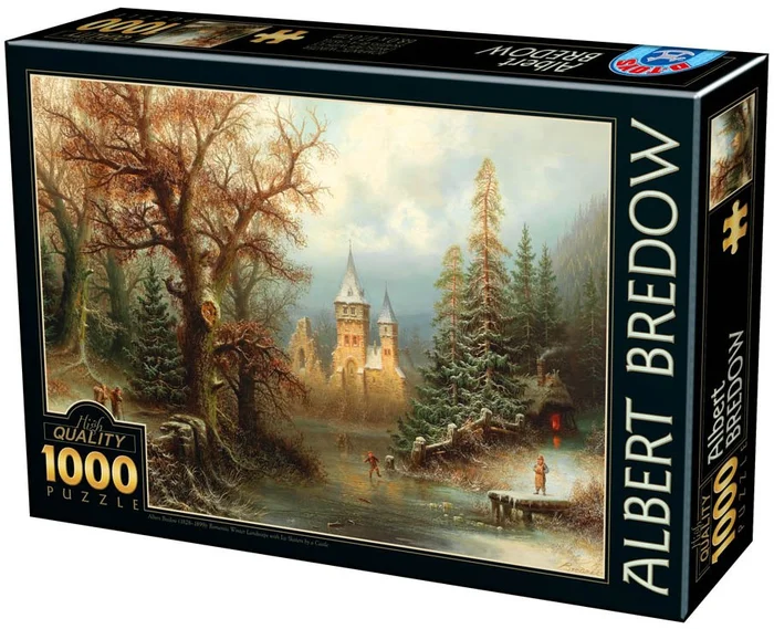 D-Toys Albert Bredow – Romantic Winter Landscape – 1000 Teile