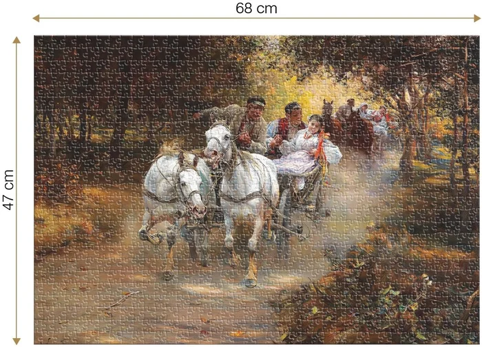 D-Toys Alfred Wierusz-Kowalski – Country Wedding – 1000 Teile