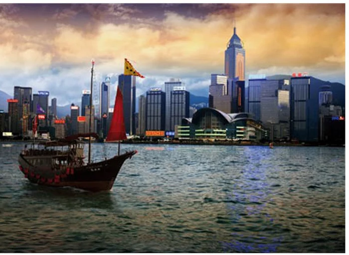 D-Toys Bei Nacht – Bucht von Hongkong – 1000 Teile