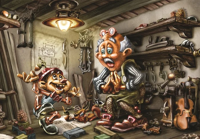 D-Toys Biro Donat: Pinnochio – 1000 Teile