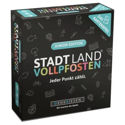 Denkriesen Stadt Land Vollpfosten Junior Edition Kartenspiel