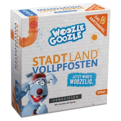 Denkriesen Stadt Land Vollpfosten Woozle Goozle Edition Kartenspiel