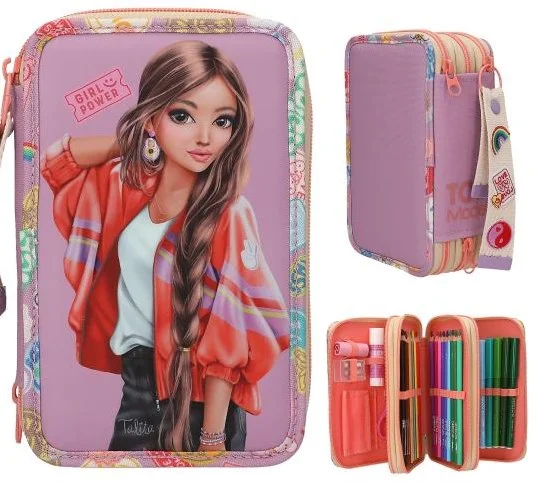 Depesche TOPModel 3-Fach Federmppchen GIRL POWER