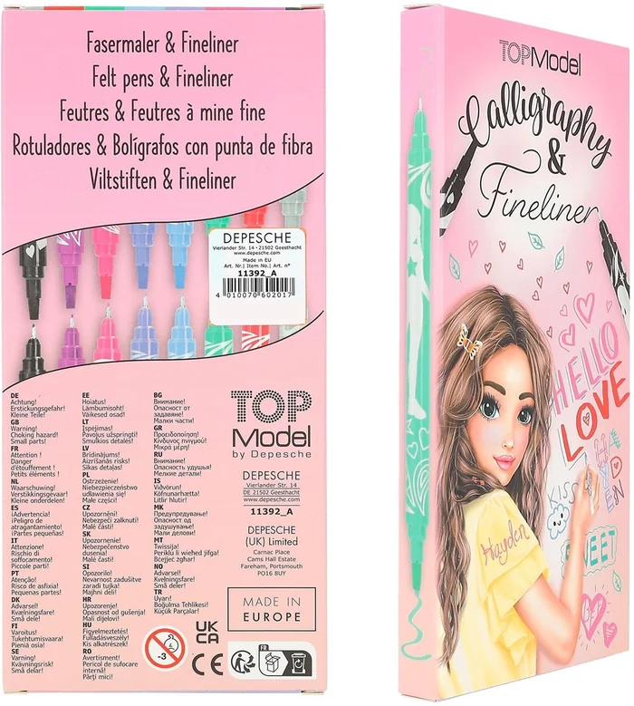 Depesche TOPModel Kalligraphie- und Fineliner-Set