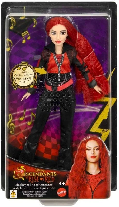 DESCENDANTS 4 RED SINGING DOLL – DAUGHTER OF QUEEN OF HEARTS