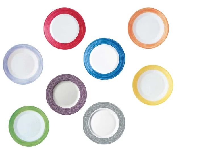 Dessertteller Ø 19,5 cm Hartglas-/ Opalgeschirr „Brush“