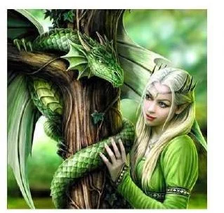 Diamantfarbe.Drakenvr. grün DL4040/102