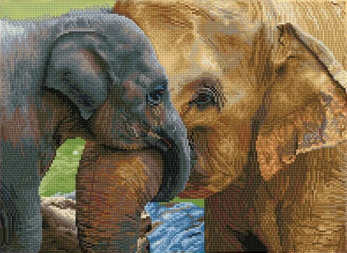 Diamond Dotz Diamond Dotz – Baby’S Comfort – Pre-Framed Kit