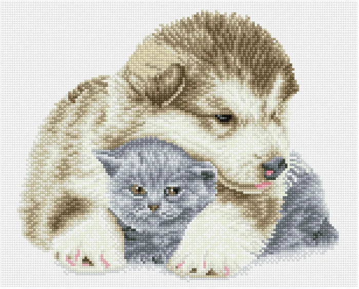 Diamond Dotz Diamond Dotz – Besties – Pre-Framed Kit