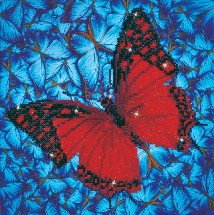 Diamond Dotz Diamond Dotz – Flutterby Red