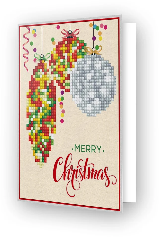 Diamond Dotz Diamond Dotz – Merry Christmas Baubles Trad