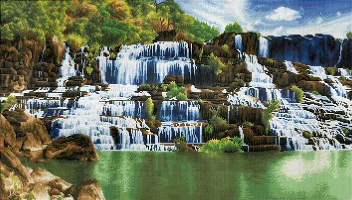 Diamond Dotz Diamond Dotz – Pongour Waterfall