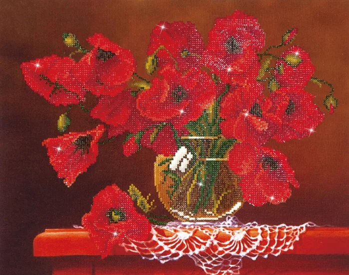 Diamond Dotz Diamond Dotz – Red Poppies