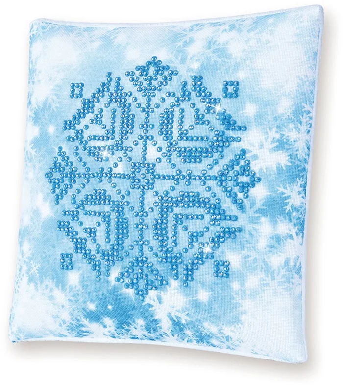 Diamond Dotz Diamond Dotz – Snowflake Pillow