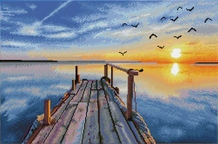 Diamond Dotz Diamond Dotz – Sunset Jetty