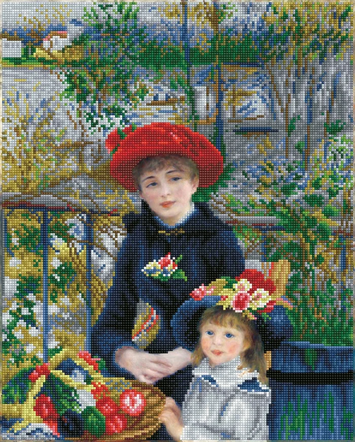 Diamond Dotz Diamond Dotz – Two Sisters On The Terrace (AprÃ¨s Renoir)