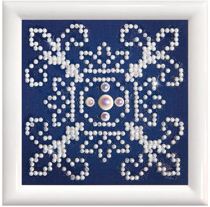 Diamond Dotz Diamond Dotz – White On Blue Dd Kit With Frame