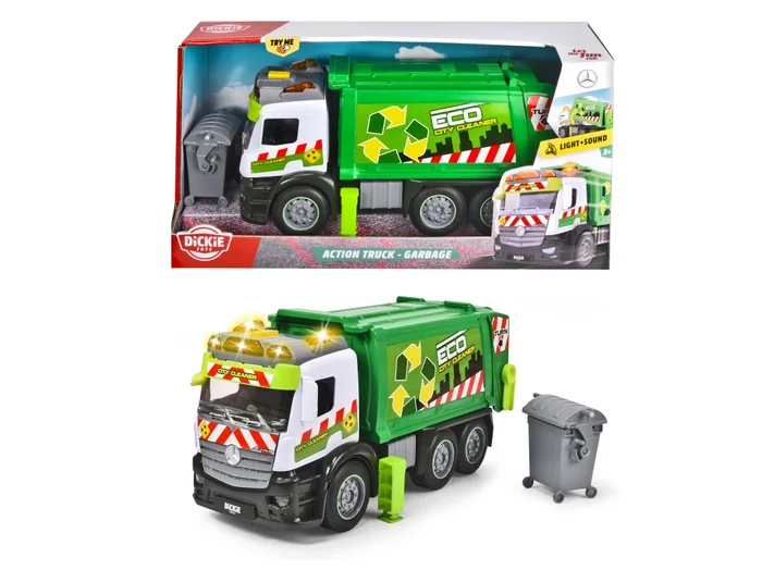 Dickie Toys – Action Truck, Garbage