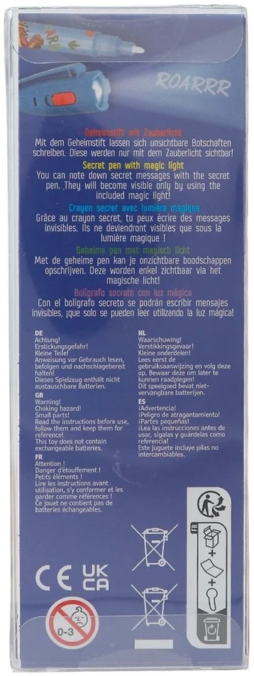 Dino World geheime pen met LED