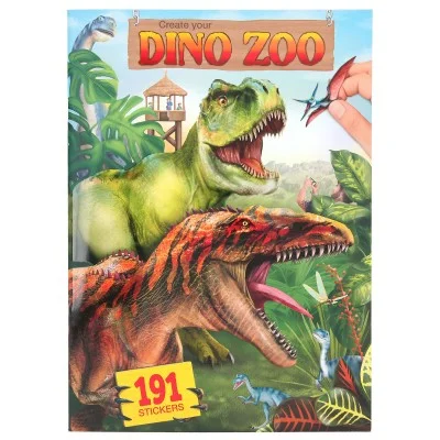 Dino World Stickerheft Create your Dino Zoo