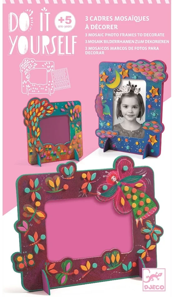 Djeco 3070900079045 Marcos Fotos para decorar De ensueño Bilderrahmen, 3 Stück (1er Pack)