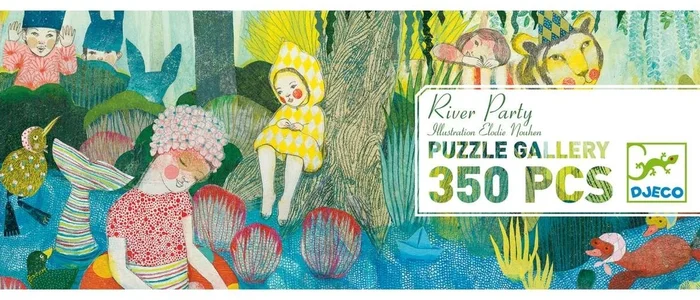 DJECO 37618 P. Galería River Party Geschicklichkeitsspiele, bunt