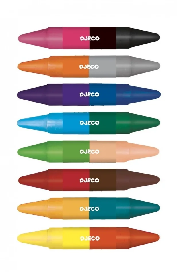 Djeco – 8 Zwillingsmalstifte