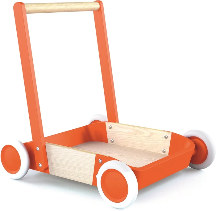 Djeco – Rollator orange, Mehrfarbig (Orange Tritt’it 30205)