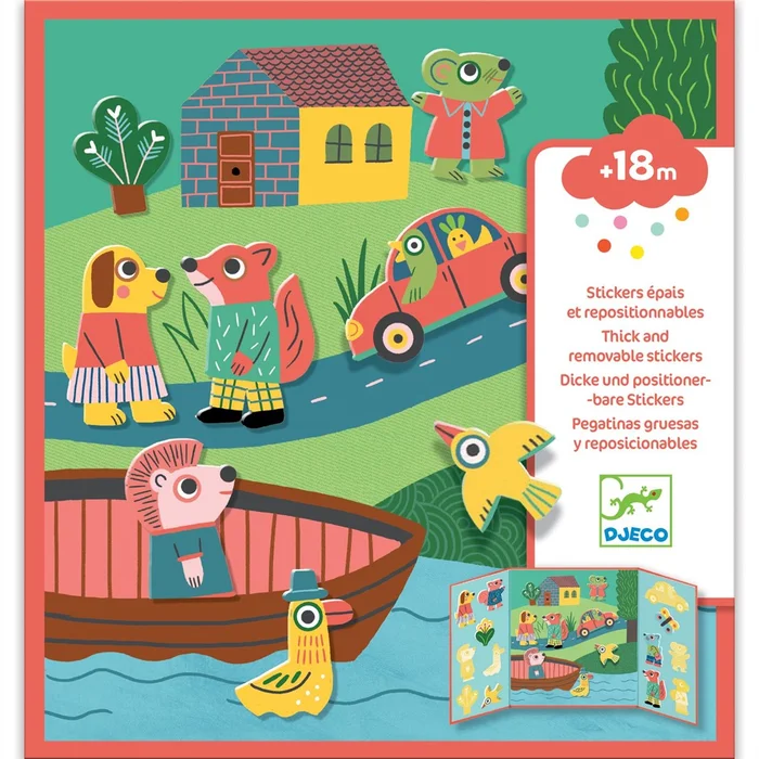 Djeco – Tier-Aufkleber (DJ09071)