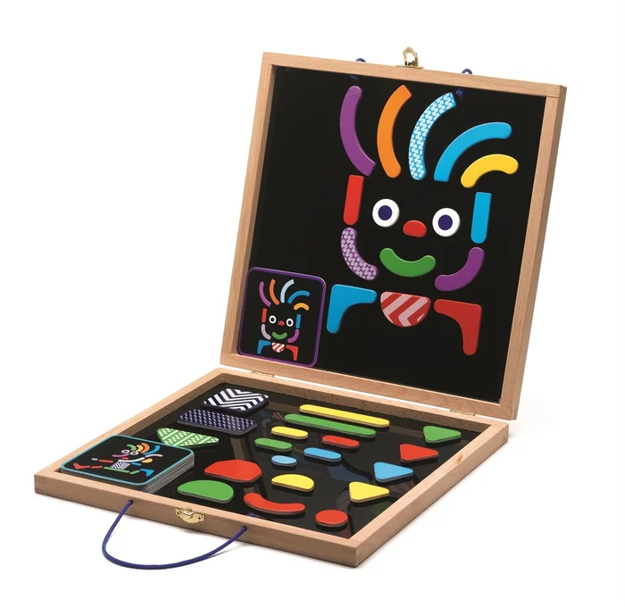 Djeco – 85313 – Magnet-Set – Geo Bonhomme – 35-teilig