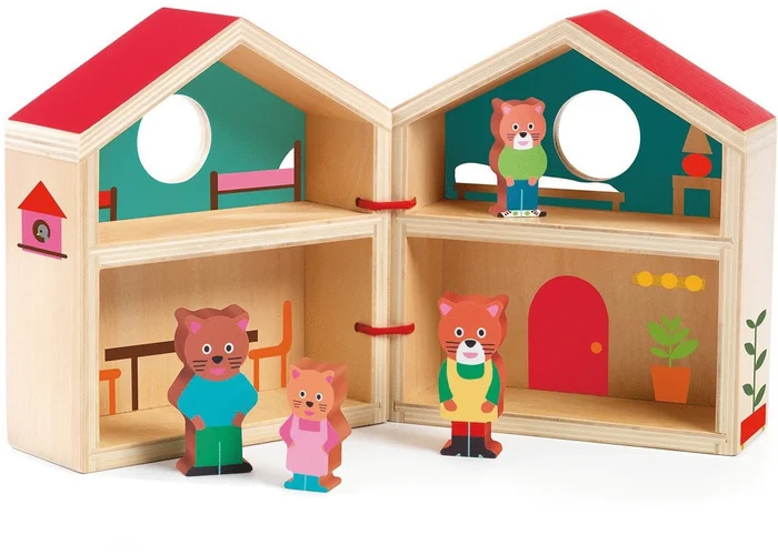 Djeco Baby-Farben Minihaus