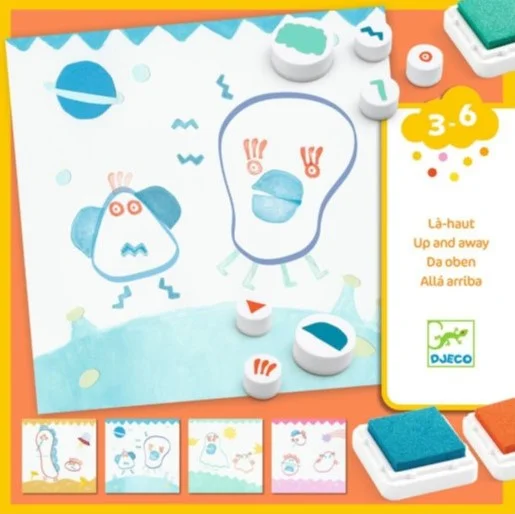 Djeco Briefmarken Auf und davon