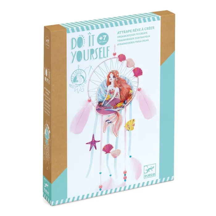 DJECO DIY – Traumfänger zum Basteln Süße Meerjungfrau