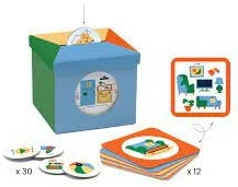 Djeco JEUX EDUCATIFS – EDULUDO Kioukoi Maison – FSC MIX