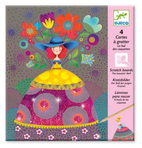 DJECO Kratzbilder – Der Ball der Schönen