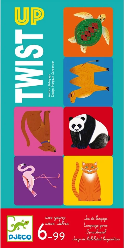 Djeco Spiel Twist up (Sprachspiel) – 6+