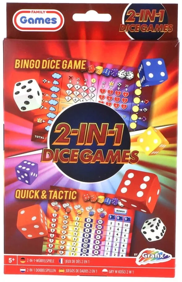 Dobbelspellen 2in1 (Bingo Dice & Quick and Tactic)