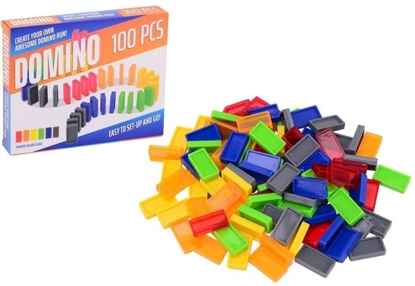 Domino-Set Rallye-Set 100-teilig im Karton 29653