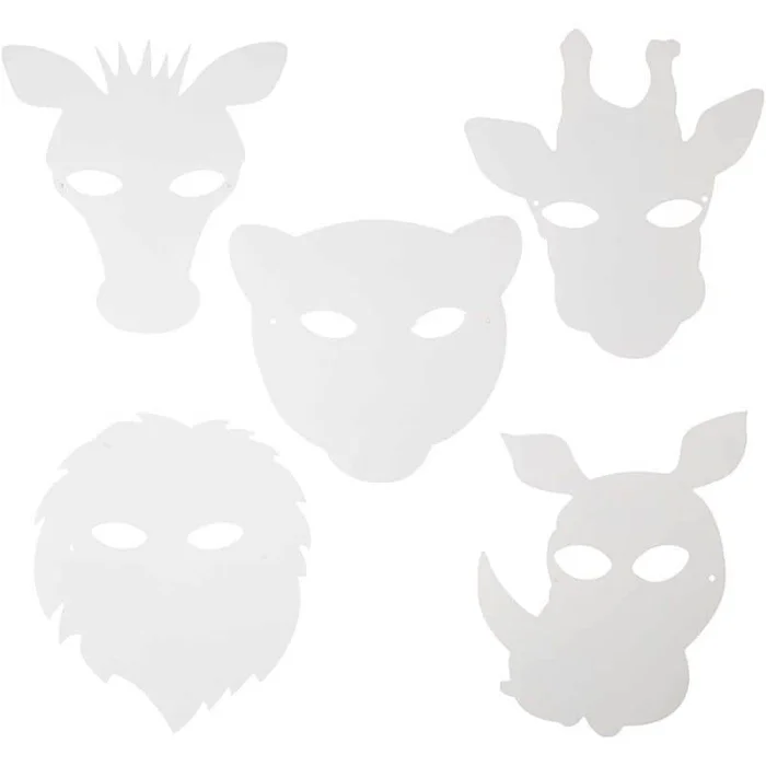 Dschungeltier-Masken