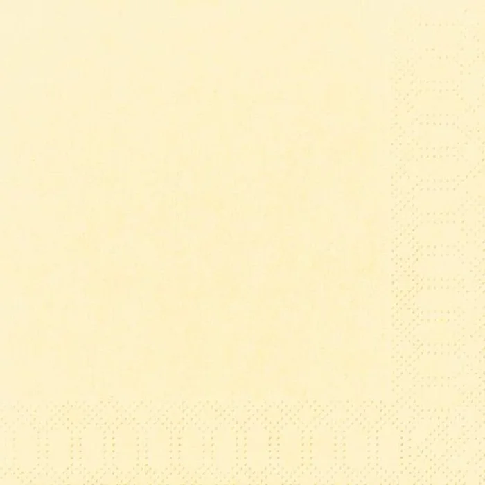 Duni servetten Cream 3-laags 33×33