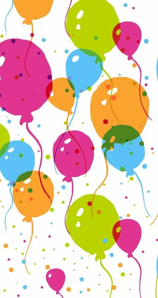 Duni Tafellaken Splash Balloons 120×180 cm