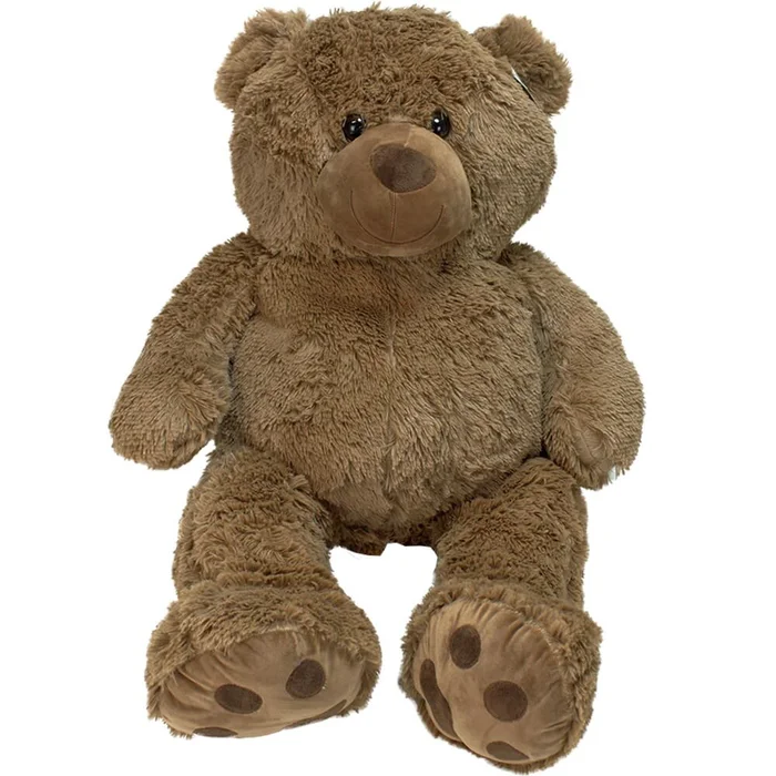 Dunkelbrauner Teddybär groß – ca. 100 cm (sitzend: 64 cm)