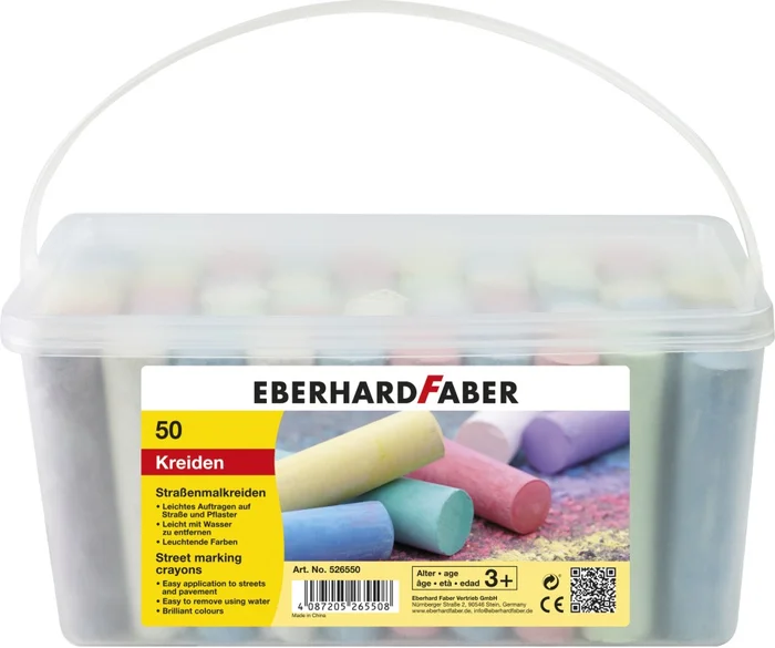 Eberhard Faber – Straßenmalkreide, 50er Eimer