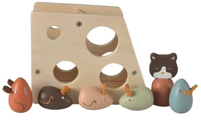 Egmont Toys Holzformkasten Käse 17x65x 13 cm