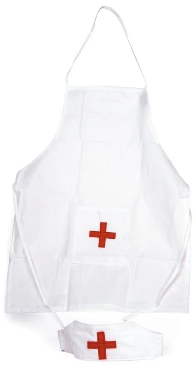 Egmont Toys Krankenschwesternschürze mit Mütze 54×44 cm