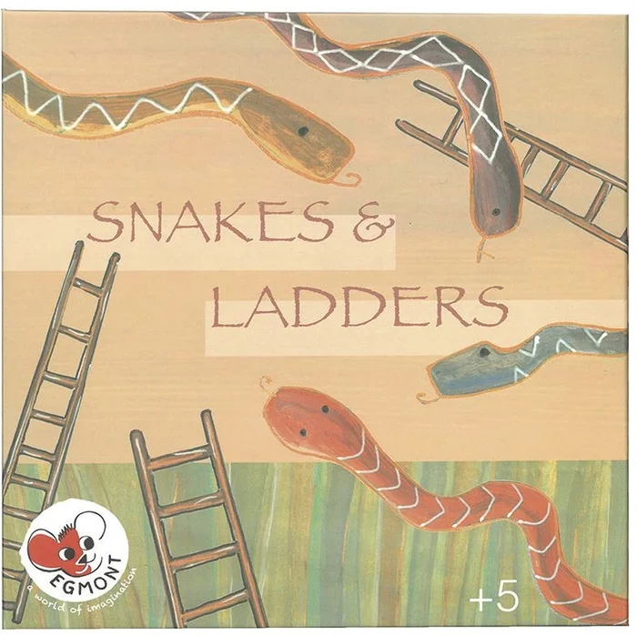 Egmont Toys Magnetische Slangen En Ladders. 17,5×17,5×1 cm. 3+