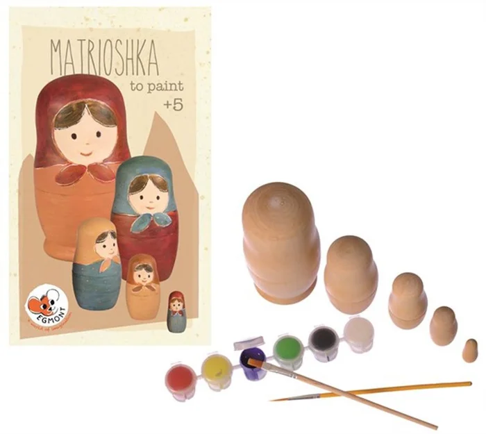 Egmont Toys Selbst bemalen: Matrjoschka 10x10x20 cm