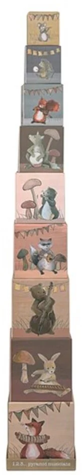 Egmont Toys Stapelwürfel Musikanten 15x15x15 cm