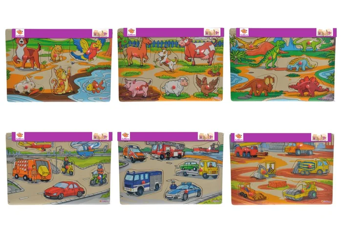 Eichhorn – Steckpuzzle aus Holz, sortiert