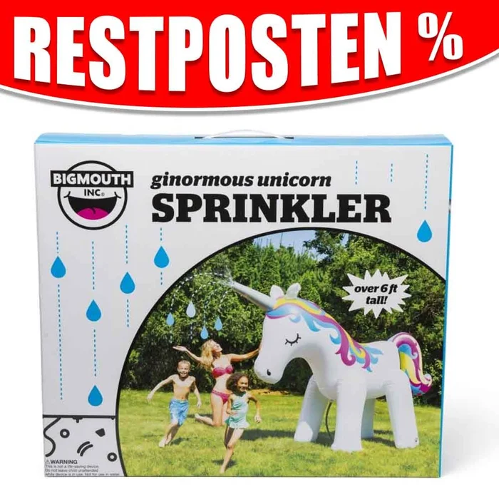 Einhorn Wassersprinkler, ca. 2,10 m groß